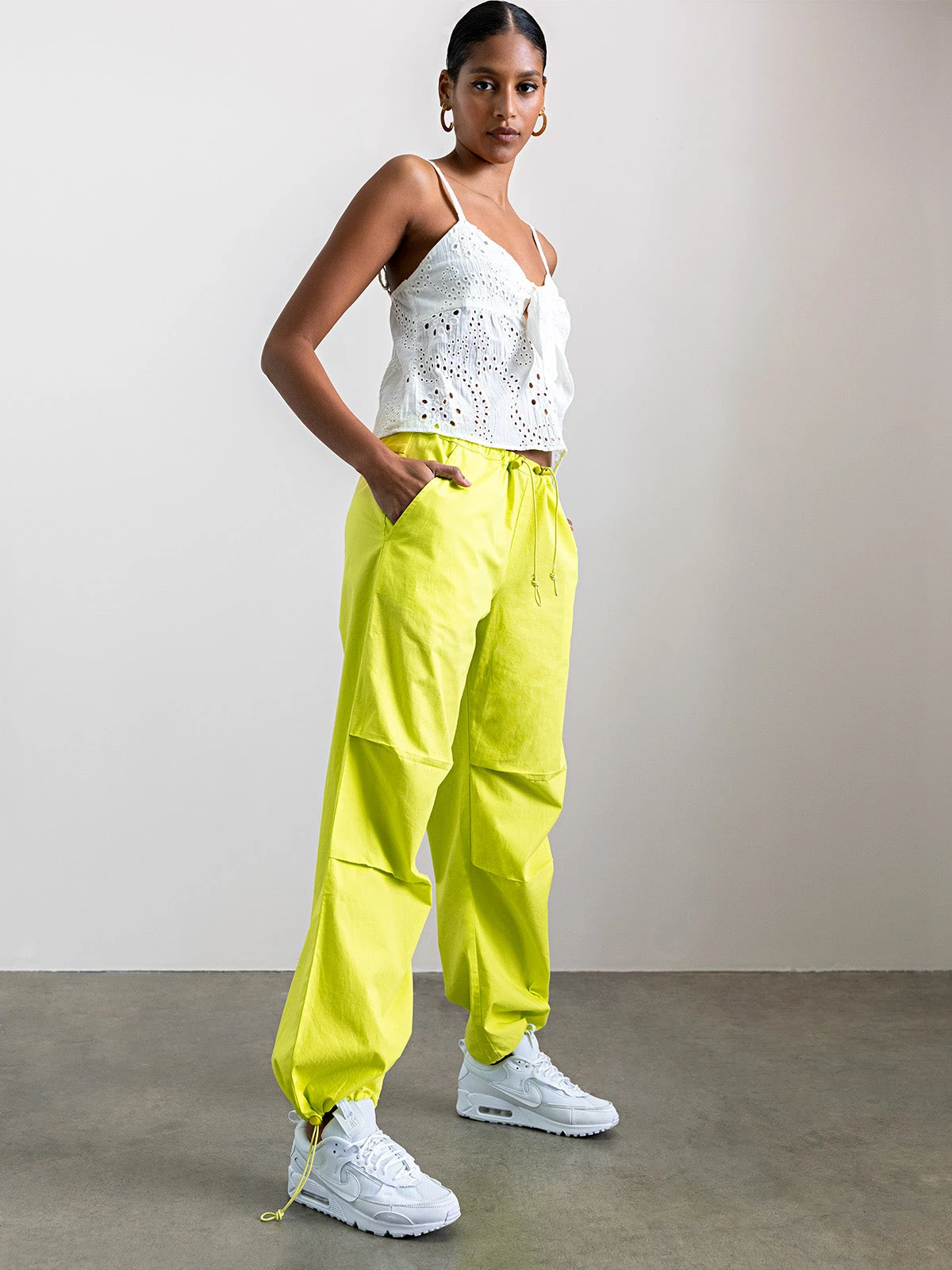 90's Parachute Standard Rise Pant Green Energy 1 90's Parachute Standard Rise Pant Green Energy