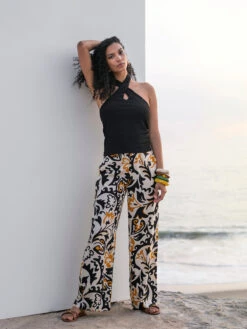 The Soft Trouser Semi High Rise Pant Golden Hour