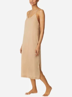 Midi Chemise Roasted Cappuccino -Clothing Store 12 SY3526231 219 ROASTED CAPPUCINO 161 SIDE