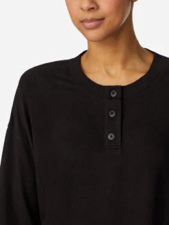 3 Piece Crop Henley & Boxer Set Heather Black 8 3 Piece Crop Henley & Boxer Set Heather Black -Clothing Store 17 SY3926232 074 BLACK HEATHER 318 DETAIL 2