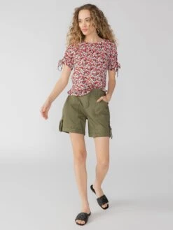 Cali Standard Rise Shorts Mossy Green