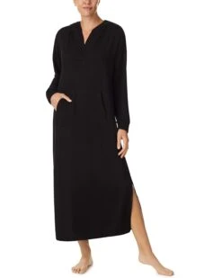 Sanctuary Long Sleeve Hooded Maxi Tunic