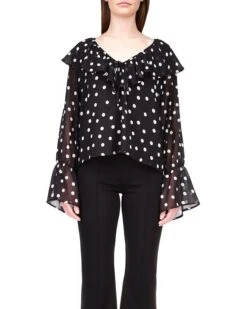 Sanctuary Ruffle Neck Blouse