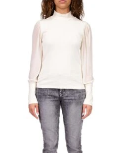 Sanctuary On My Mind Mesh Sleeve Top