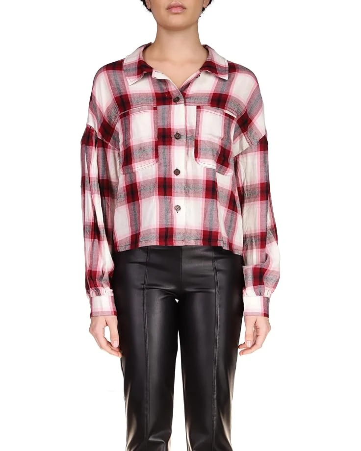 Sanctuary Pocket Detail Plaid 1 Sanctuary Pocket Detail Plaid