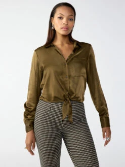 Girlfriend Tie Shirt Fatigue 7 Girlfriend Tie Shirt Fatigue -Clothing Store CB2052CA7 FATG 002835