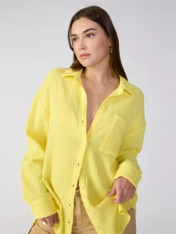 Slit Back Tunic Lemoncello