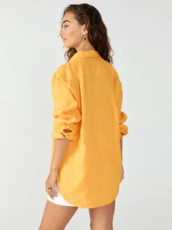 Relaxed Linen Shirt Solar Flare -Clothing Store CB2272BX3 SLFL 1170