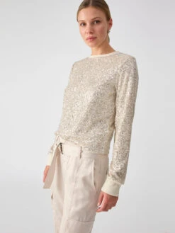 Sparkle Together Top Champagne -Clothing Store CB2386CE3 CPGN 03546