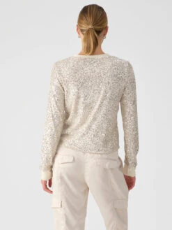 Sparkle Together Top Champagne -Clothing Store CB2386CE3 CPGN 03555