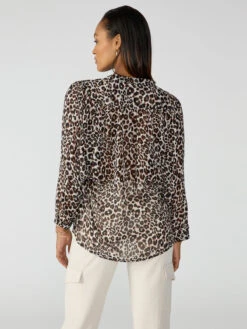 Flow With Me Blouse Caramel Classy Cat -Clothing Store CB2412H29 CRCL 002287