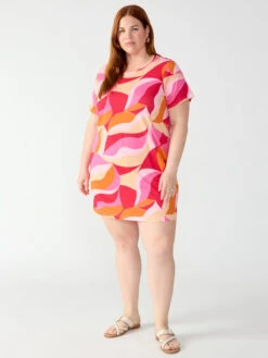 Reveal T-Shirt Dress Solar Kiss Inclusive Collection -Clothing Store CD1695K1AZ SLKS 0726