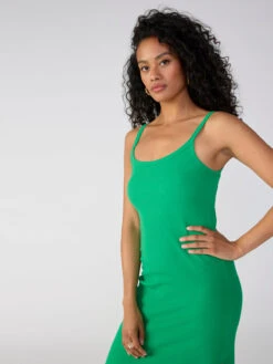 Binding Detail Rib Maxi Dress Jelly Bean -Clothing Store CD1820BJ9 JLLB 0819