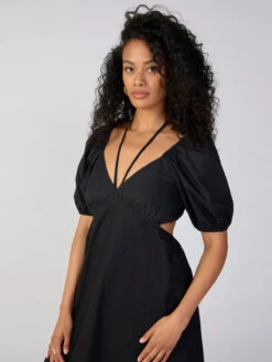 Summer Cutout Dress Black 8 Summer Cutout Dress Black -Clothing Store CD1851CQ7 BLCK 0233