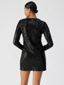 Sparkle Here Dress Black -Clothing Store CD1940CE3 BLCK 00747