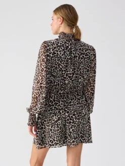 Too Fab Tie Dress Caramel Classy Cat -Clothing Store CD1963H29 CRCL 00439