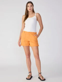 Switchback Cuffed Short Orange Sky