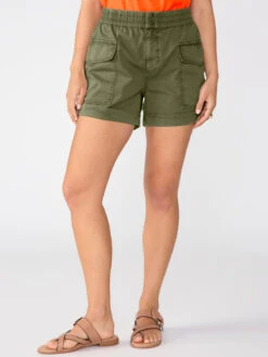 Harlie Semi Rise Short Mossy Green -Clothing Store CH0318XQ2 MSGR 2866 3copy