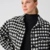 The Shacket Brushed Houndstooth