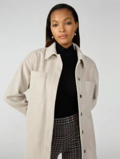 Bedford Shacket Toasted Marshmallow