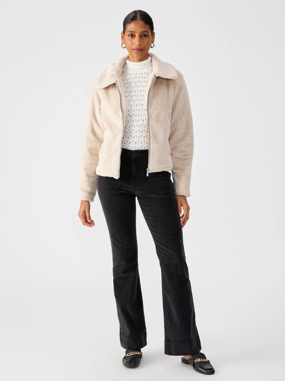 Going Out Fur Coat Champagne 2 Going Out Fur Coat Champagne - Image 2