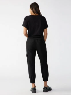 The Harmony Semi High Rise Pant Black -Clothing Store CP0631AK4 BLCK 001429