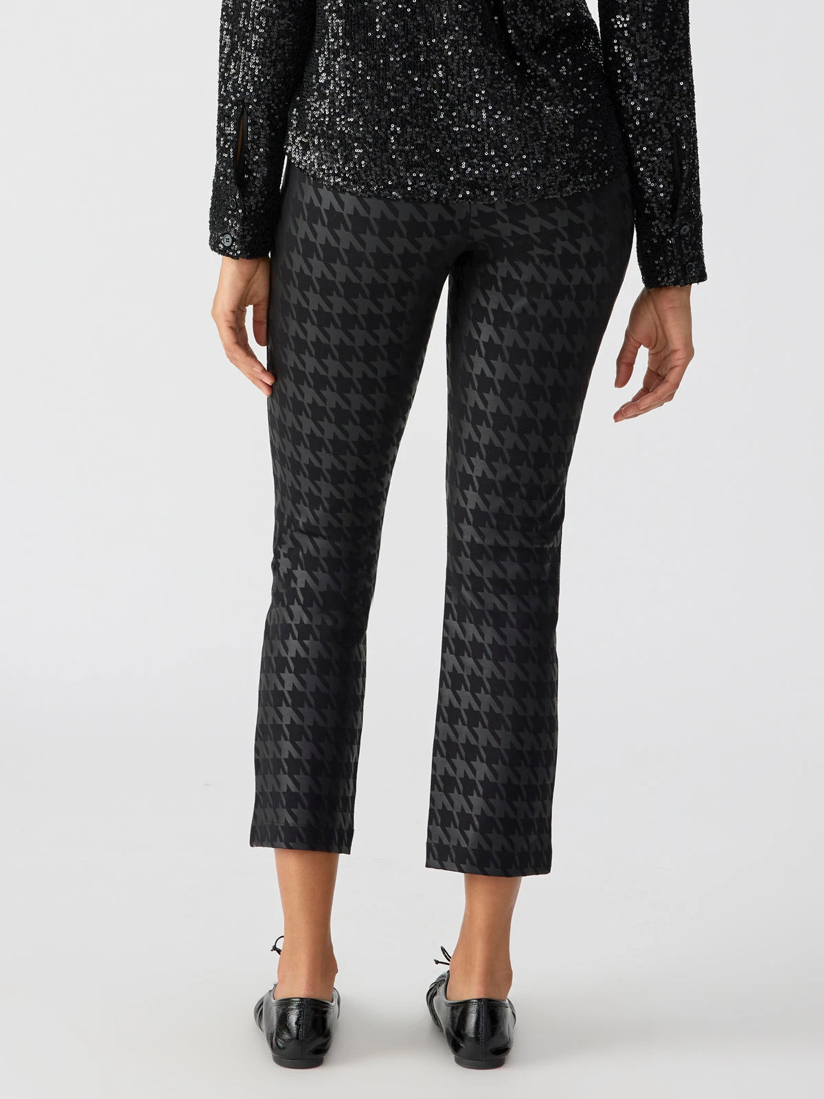 Carnaby Kick Crop Semi High Rise Legging Exploded Houndstooth 3 Carnaby Kick Crop Semi High Rise Legging Exploded Houndstooth - Image 3