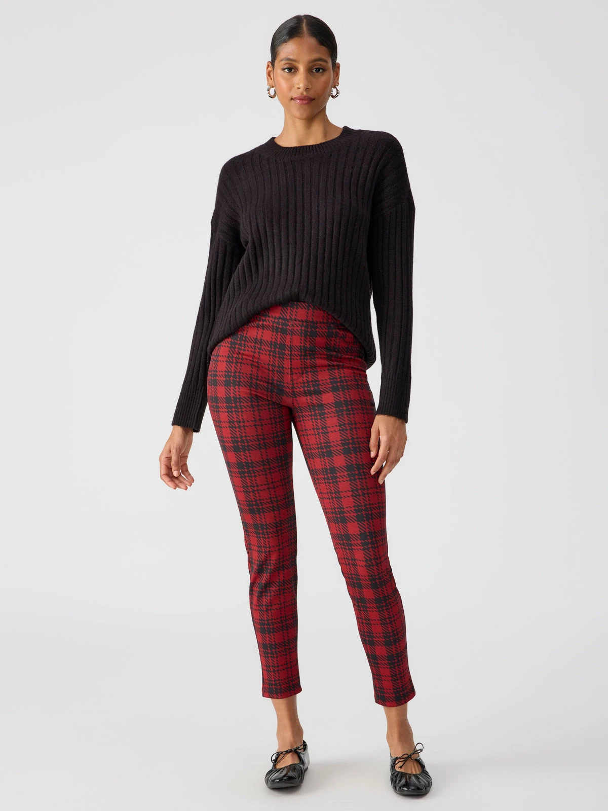 Runway Semi High Rise Legging Scarlett Plaid 1 Runway Semi High Rise Legging Scarlett Plaid