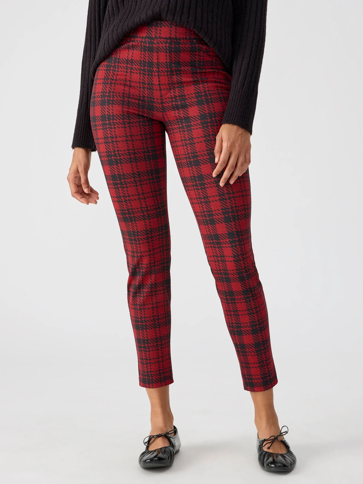 Runway Semi High Rise Legging Scarlett Plaid 2 Runway Semi High Rise Legging Scarlett Plaid - Image 2