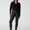 Runway Semi High Rise Legging Coated Plaid