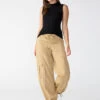 Canopy Semi High Rise Cargo Pant True Khaki