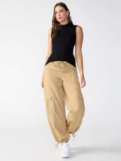 Canopy Semi High Rise Cargo Pant True Khaki