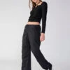 90's Parachute Standard Rise Pant Black