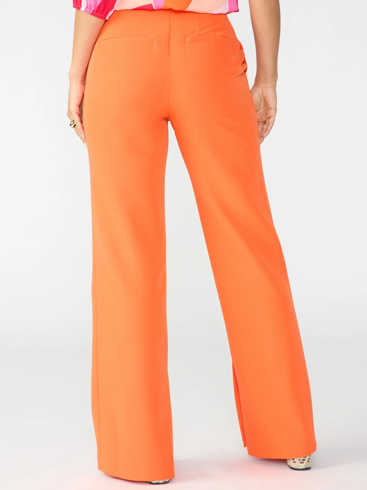 Refine Trouser Semi High Rise Pant Blood Orange 3 Refine Trouser Semi High Rise Pant Blood Orange - Image 3