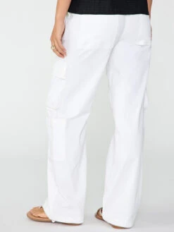90's Cargo Semi High Rise Pant White 6 90's Cargo Semi High Rise Pant White -Clothing Store CP0960BR6 WHTE 2015