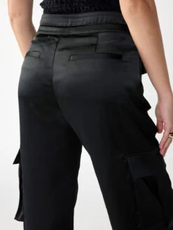 Reese Cargo Semi High Rise Pant Black 9 Reese Cargo Semi High Rise Pant Black -Clothing Store CP0965CB3 BLCK 000449