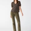 The Rocky Surplus Corduroy Semi High Rise Pant Fatigue