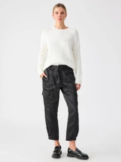 Classy Standard Rise Cargo Trouser Pant Black