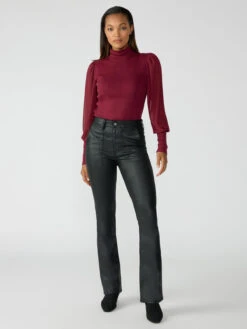 Birdy Semi High Rise Flare Pant Black