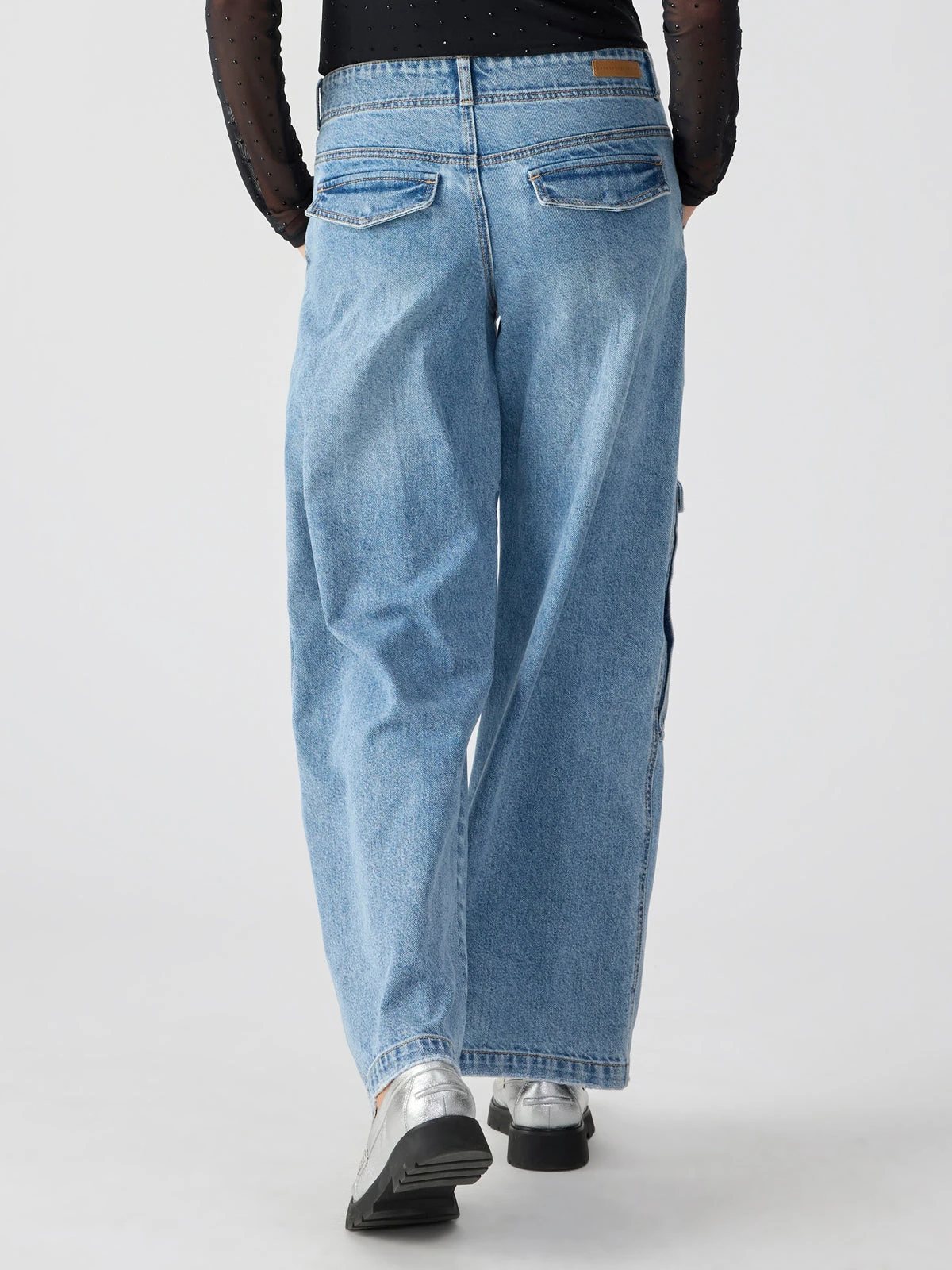 Level Up Standard Rise Denim Cargo Pant Digital Blue 6 Level Up Standard Rise Denim Cargo Pant Digital Blue - Image 6