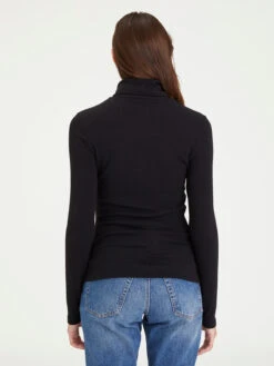 Essential Turtleneck Top Black 10 Essential Turtleneck Top Black -Clothing Store CT2529MA9 BACK