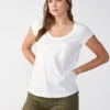 Traveler Twist Tee White