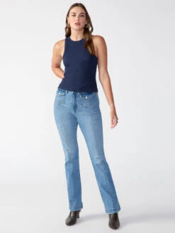 Perfect Rib Tank Navy Reflection -Clothing Store CT3269BJ9 NVYR 000921