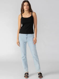 All Day Rib Tank Black -Clothing Store CT3527BJ9 BLCK 1835