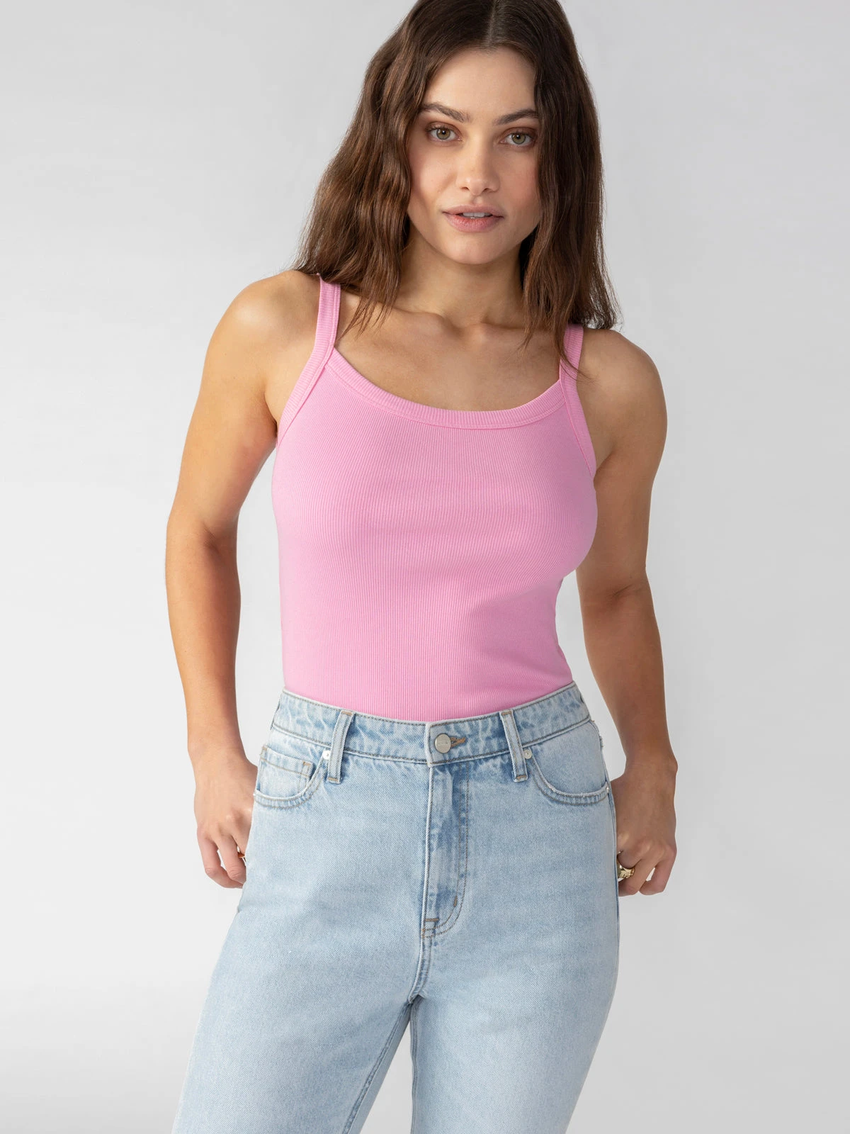 All Day Rib Tank Pink No.3 2 All Day Rib Tank Pink No.3 - Image 2