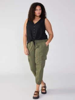 Link Up Tie Tee Black Inclusive Collection -Clothing Store CT3621NP3Z BLCK 1358