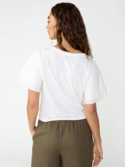 Tied Together Forever Top White -Clothing Store CT3651XK6 WHTE 0738