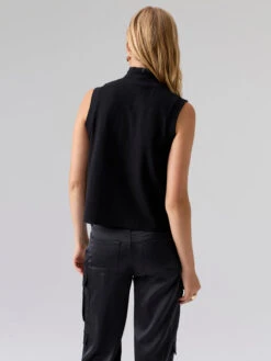 Nights Like This Satin Top Black -Clothing Store CT3680AX5 BLCK 1016