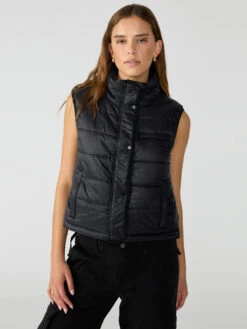 Talia Vest Black -Clothing Store CV0089BR4 BLCK 000983