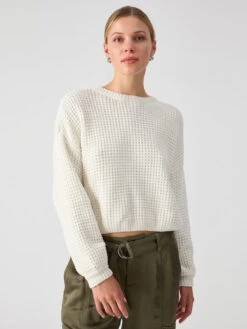 Under The Stars Chenille Sweater Milk